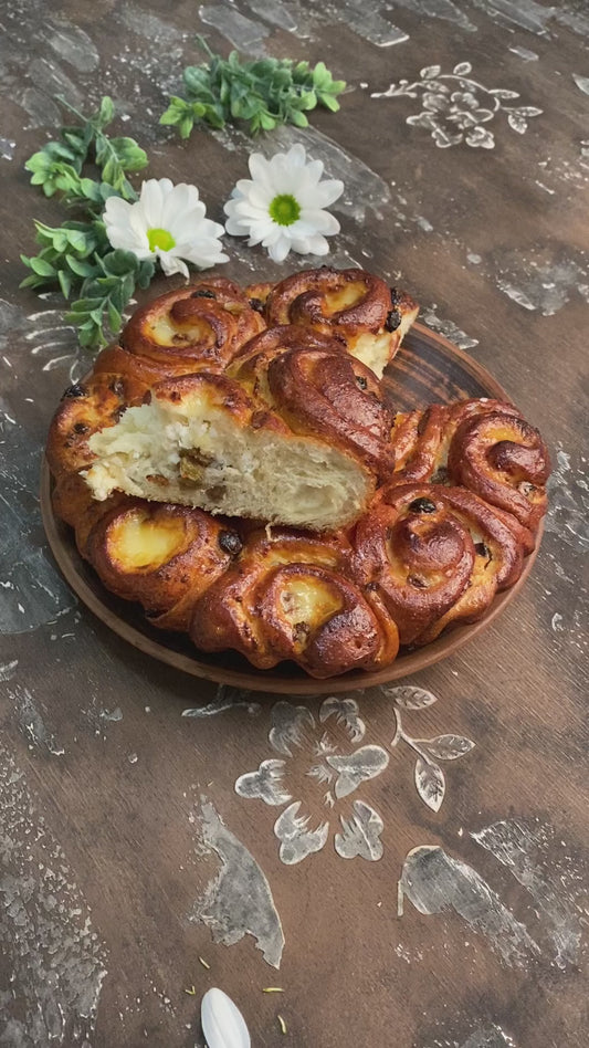 Pull Apart Citrus Sourdough Brioche Rolls — Friday Batch